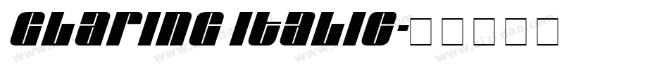 Glaring Italic字体转换